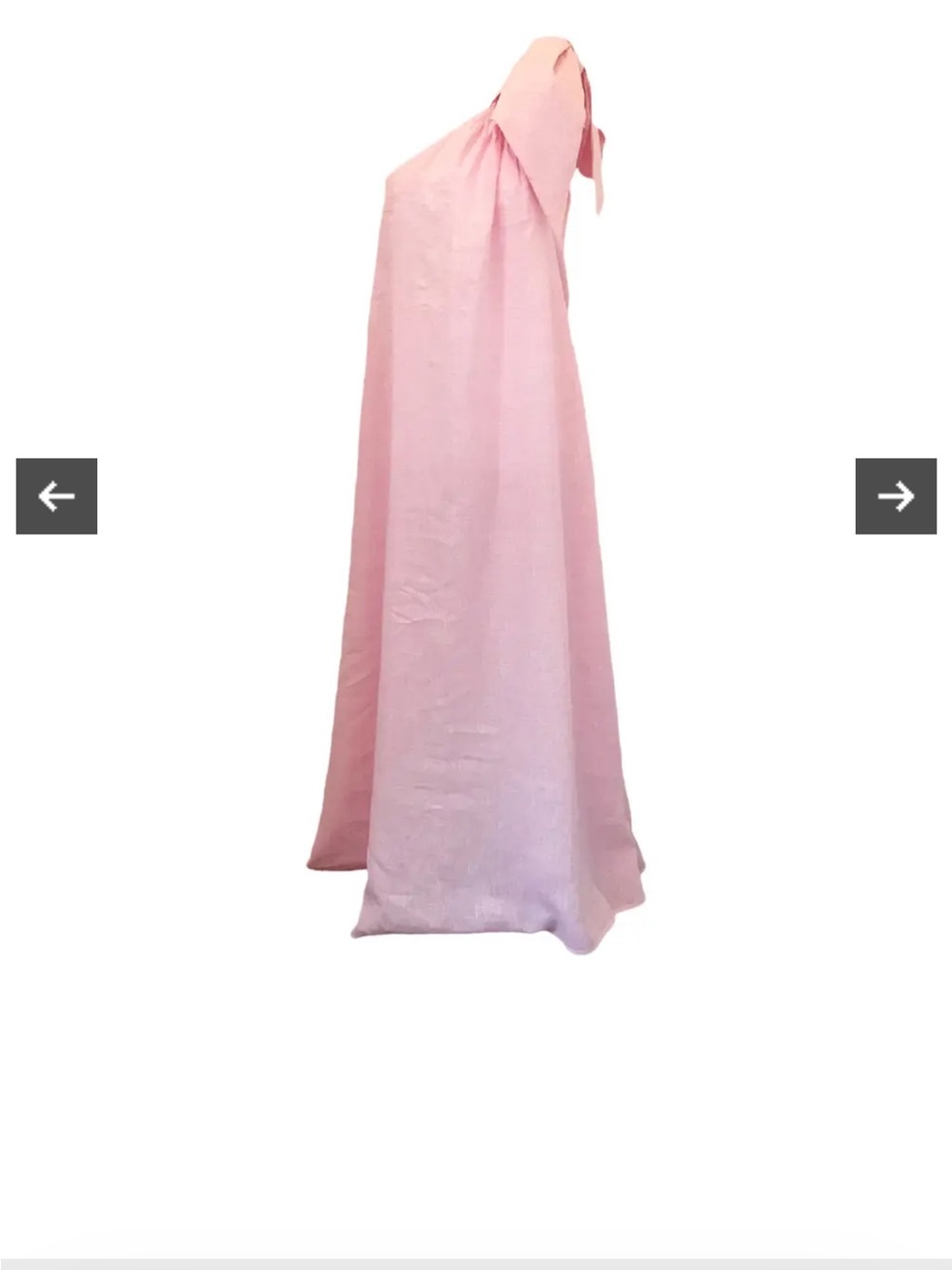Pink One-Shoulder Maxi Dress - Lightweight Summer Gown